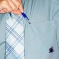 Как вывести ручку с одежды
